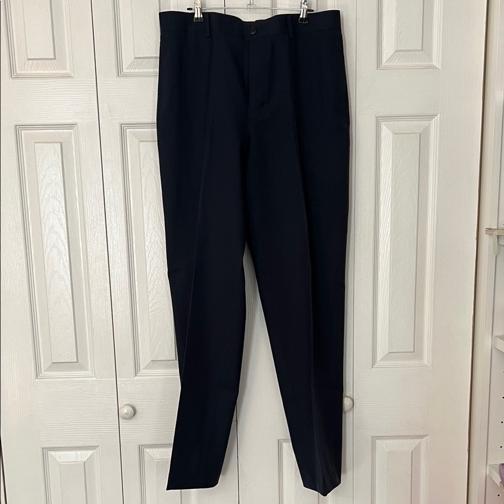 L.L. Bean Men's Classic Navy Dress Trousers